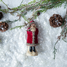 Load image into Gallery viewer, Wine Velvet Belsnickel Ornament