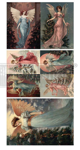 Redesign Prima Decoupage Fiber Pack Wings of Winter