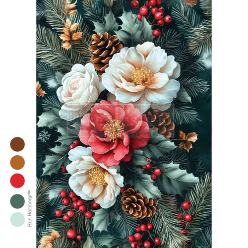 Winter’s Grace Decoupage Fiber Paper by Redesign with Prima