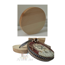 Load image into Gallery viewer, Unfinished Wood Craft Blanks, 5 inch Round or Square Options