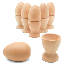 Load image into Gallery viewer, Wooden Egg Cup Holder For 2.5" Egg