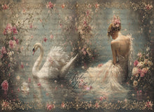 Load image into Gallery viewer, Graceful Swan - Wrap Rice Paper by Reba Rose Creations