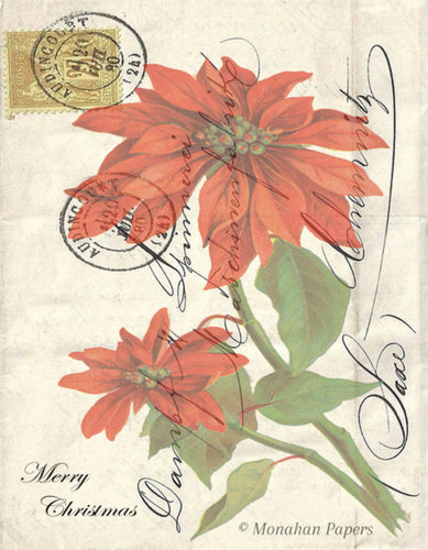 Poinsettia by Monahan Papers