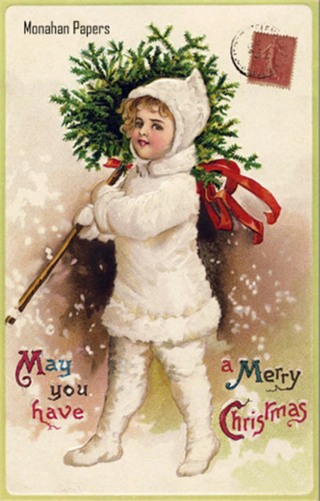 May You Have A Merry Christmas by Monahan Papers