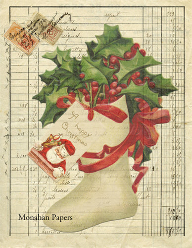 A Happy Christmas Stocking by Monahan Papers