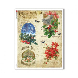 Christmas 0284 Paper Designs Washipaper, Christmas Postcards