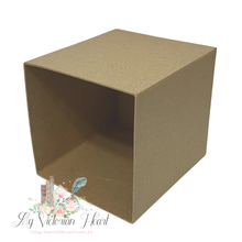 Load image into Gallery viewer, Square Tissue Box Cover Holder, Blank Papier Mache Cube