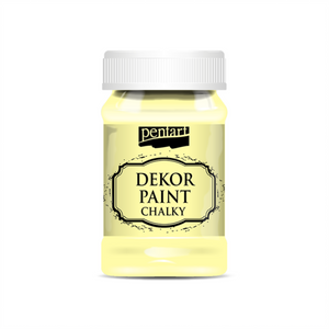 Pentart Dekor Paint Chalky Yellow