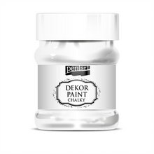 Load image into Gallery viewer, Pentart Dekor Paint Chalky White 230ML