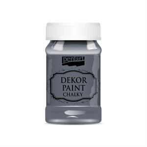 Pentart Dekor Paint Chalky Graphite Gray