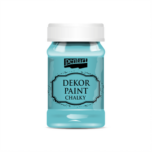 Pentart Dekor Paint Chalky Turquoise Blue