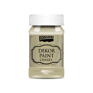 Pentart Dekor Paint Chalky, Vintage Beige, 100mL