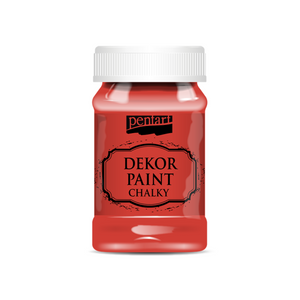 Pentart Dekor Paint Chalky Red