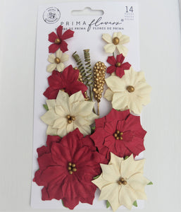 Prima Flowers Christmas in the Country Joyful, 14 pieces