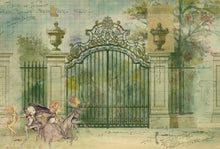 Load image into Gallery viewer, Fairy Gate by Roycycled Treasures Decoupage Papers, 20&quot; x 30&quot; 