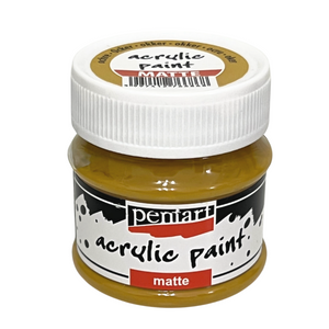 Pentart Acrylic Paint Matte, Ochre, 50 mL