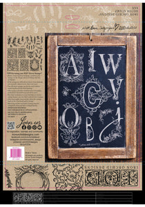 New Alphabellies Stamp by Iron Orchid Designs Package View, Pre Order