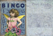 Load image into Gallery viewer, Bingo Angel Decoupage Rice Paper by Calambour Italy
