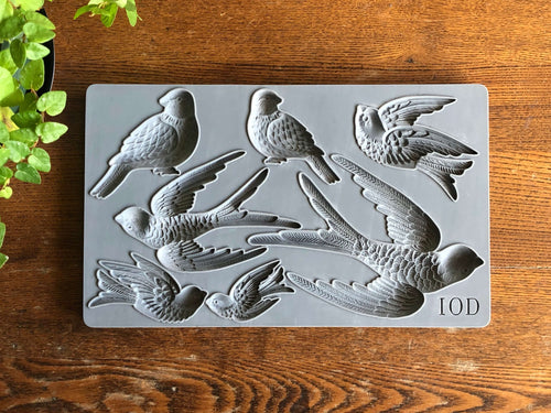 Birdsong Decor Mould by Iron Orchid Designs, IOD Birds Moulds
