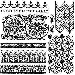 Bohemia Decor Stamps by Iron Orchid Designs, IOD