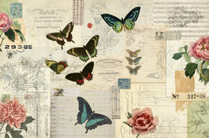 Butterfly Masterboard Decoupage Tissue Paper by Roycycled, 20" x 30"