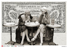 Load image into Gallery viewer, Cafe Scene Old Photos 0102 by Paper Designs Washipaper, Rice Paper, Vintage Paris Ladies