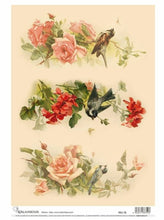 Load image into Gallery viewer, Catherine Klein Roses Rice Paper by Calambour Italy, Size A3