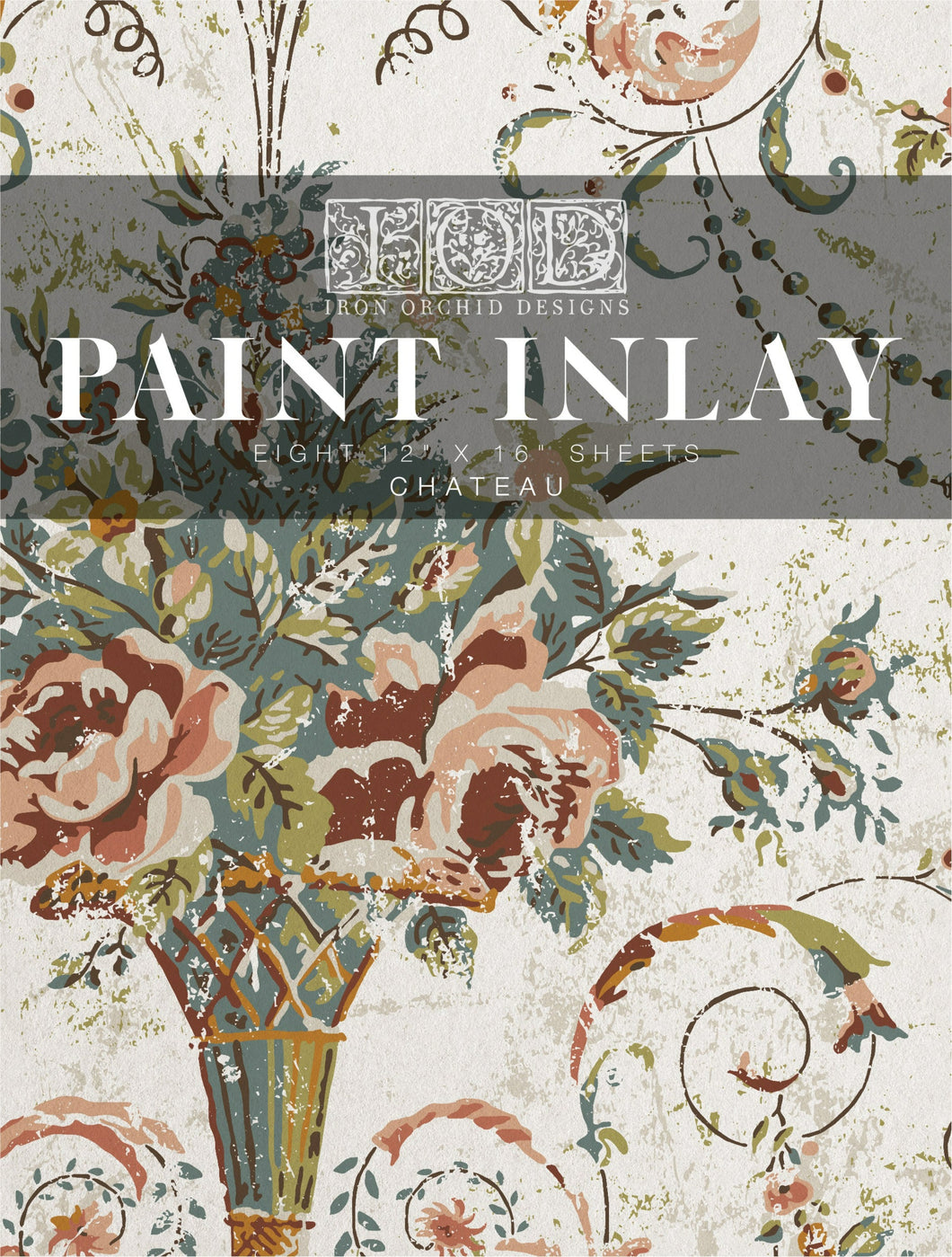 IOD Chateau Paint Inlay, Iron Orchid Designs
