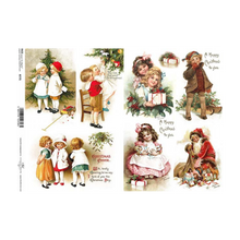 Load image into Gallery viewer, Christmas Cheer Rice Paper by ITD Collection, R0775, A4, Decoupage