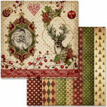 Load image into Gallery viewer, Christmas Collection Scrapbook Paper Set by Decoupage Queen, Santa, Reindeer