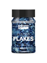 Load image into Gallery viewer, Pentart Colored Foil Flakes, Color Options Blue