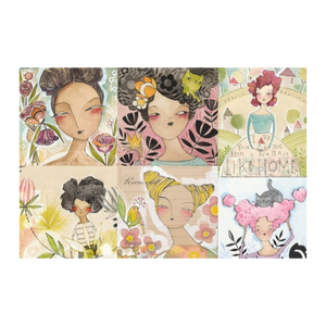 Cori's Girls Decoupage Tissue Paper by Roycycled Treasures, Cori Dantini