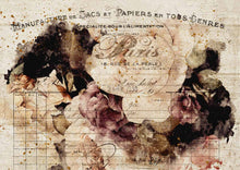 Load image into Gallery viewer, French Floral Rice Paper by Decoupage Queen, French Inspired