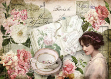Load image into Gallery viewer, Tea Time Rice Paper by Decoupage Queen