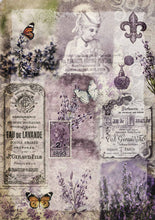 Load image into Gallery viewer, Old Lace and Lavender Rice Paper by Decoupage Queen