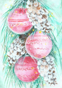 Ellen J Goods-Retro Christmas 2, Rice Paper by Decoupage Queen, A4