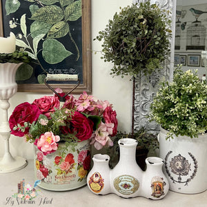 Home Decor created by My Victorian Heart with IOD Ephemeral Melange Transfer