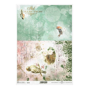 ITD Collection Rice Paper, R1546, Ethereal Birds