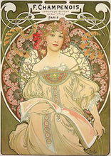 Load image into Gallery viewer, F. Champenois Paris by Mucha, Paper Designs Washipaper