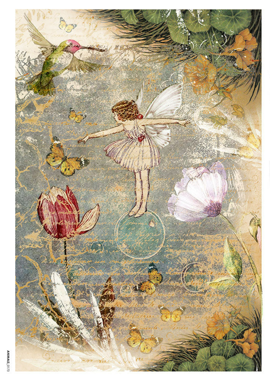 Fairy on a Bubble, Fairies 0086 by Paper Designs WashiPaper