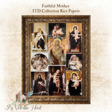 Load image into Gallery viewer, ITD Collection Faithful Mother Rice Paper, A4, shown framed