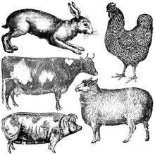 Load image into Gallery viewer, Iron Orchid Designs Farm Animals Decor Stamps, Farmhouse Stamps