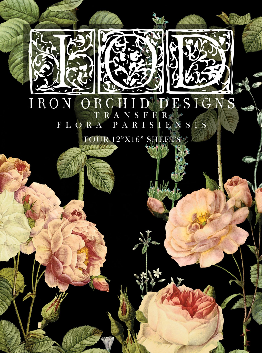 IOD Flora Parisiensis Decor Transfer, Iron Orchid Designs