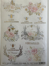 Load image into Gallery viewer, Gilded Rose Pink French Labels Rice Paper by ABstudio, 1067, A4