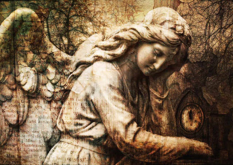 Gothic Angel Rice Paper by Decoupage Queen – My Victorian Heart