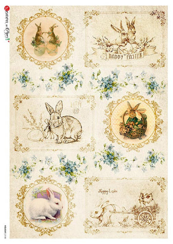 Holiday 0100 by Paper Designs Washipaper, Easter Bunnies