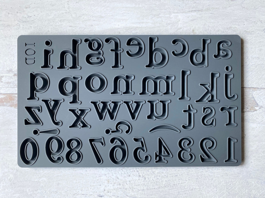 Harper Decor Mould by Iron Orchid Designs, IOD Letters Moulds