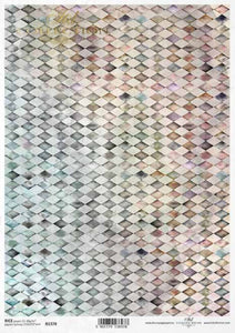 Mini Harlequin Pattern R1378 Rice Paper by ITD Collection
