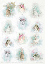 Load image into Gallery viewer, Shabby Chic for Spring Rice Paper by ITD Collection, RP030, Pack of 11 Page 1