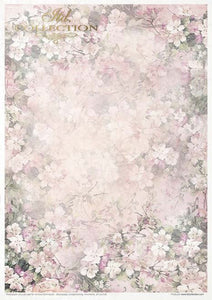 Rosy Summertime Rice Paper by ITD Collection, RP031, Pack of 11 3